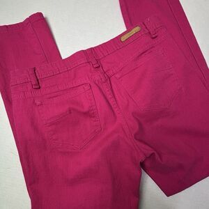 SANCTUARY‎ Denim Womens 32X29 Jeans Slim Skinny Mid-Rise HOT Pink Pants EUC